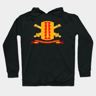 54th Field Artillery Brigade - SSI w Br - Ribbon Hoodie